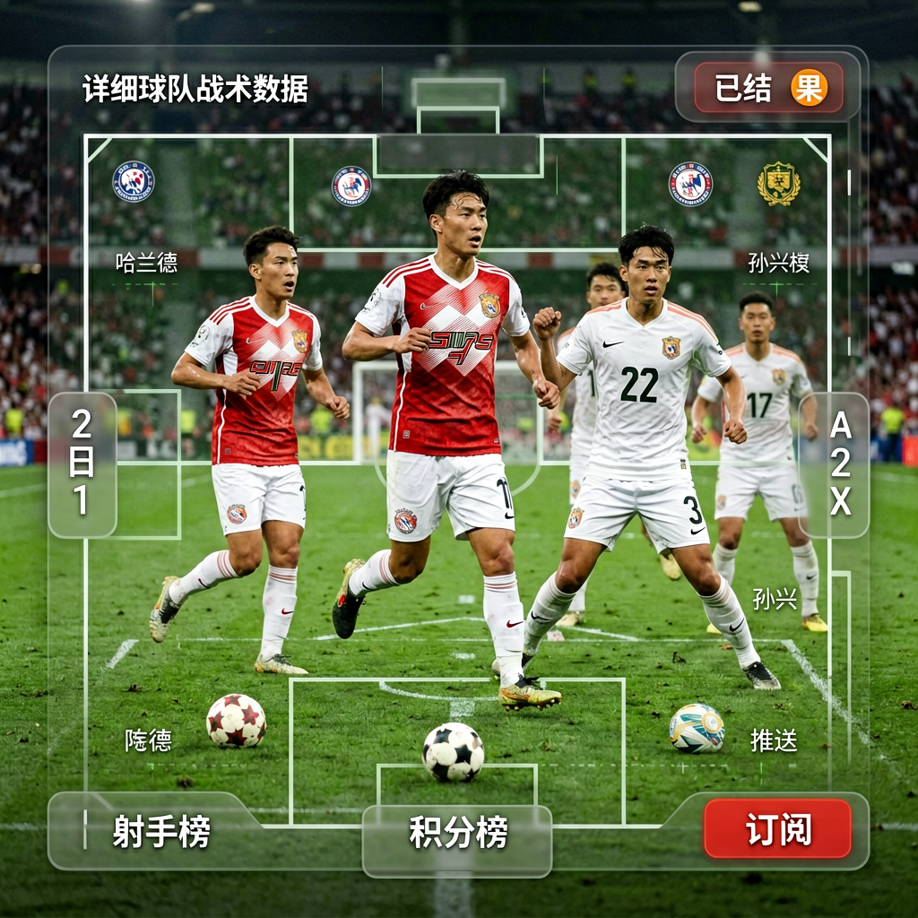 详细球队战术数据图表